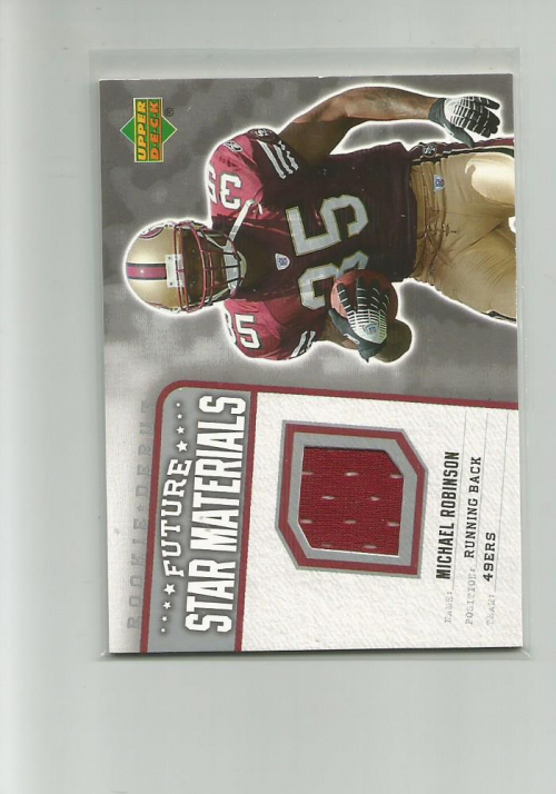 2006 Upper Deck Rookie Debut Future Star Materials Silver #FSMMR Michael Robinson