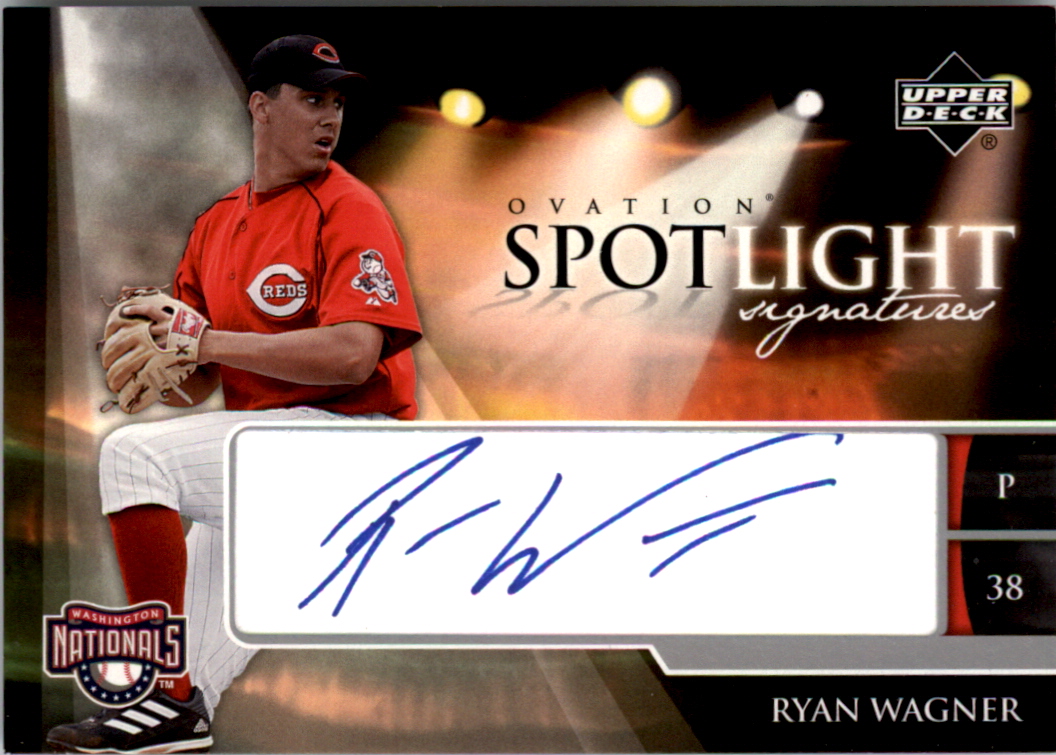 2006 Upper Deck Ovation Spotlight Signatures #RW Ryan Wagner