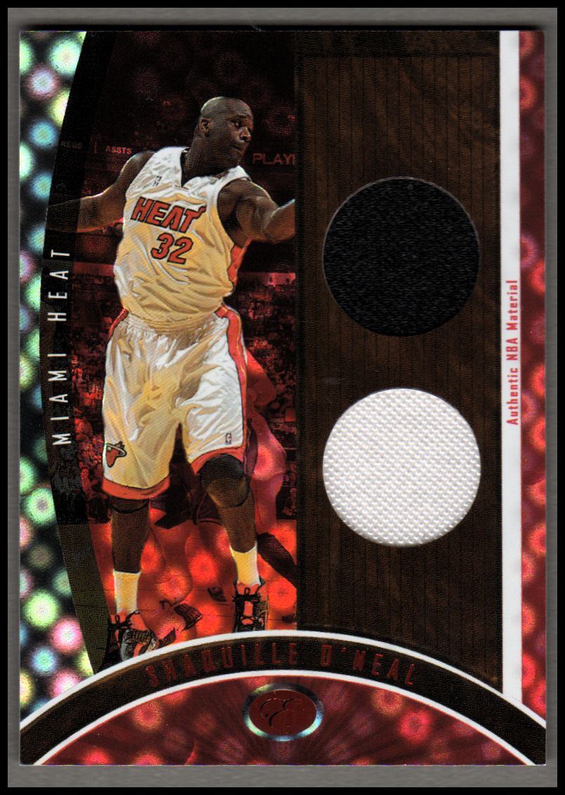 2006-07 Bowman Elevation Executive Level Relics Dual Red #DRSO Shaquille O'Neal