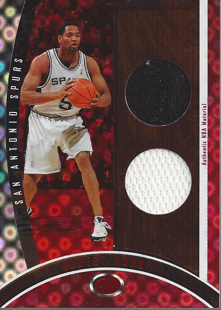 2006-07 Bowman Elevation Executive Level Relics Dual Red #DRRHO Robert Horry