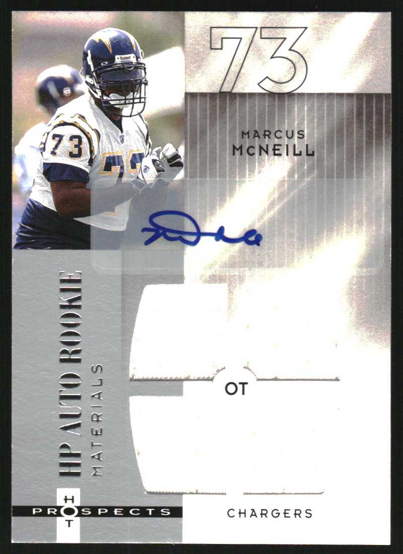 2006 Hot Prospects #224 Marcus McNeill JSY AU/399 RC