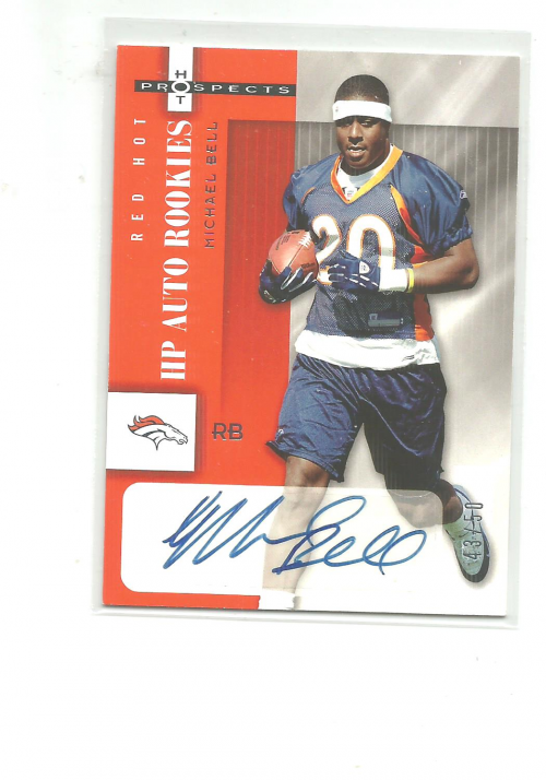 2006 Hot Prospects Red Hot #171 Michael Bell AU