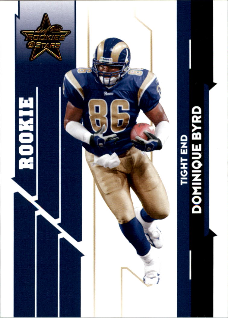 2006 Leaf Rookies and Stars Gold #218 Dominique Byrd