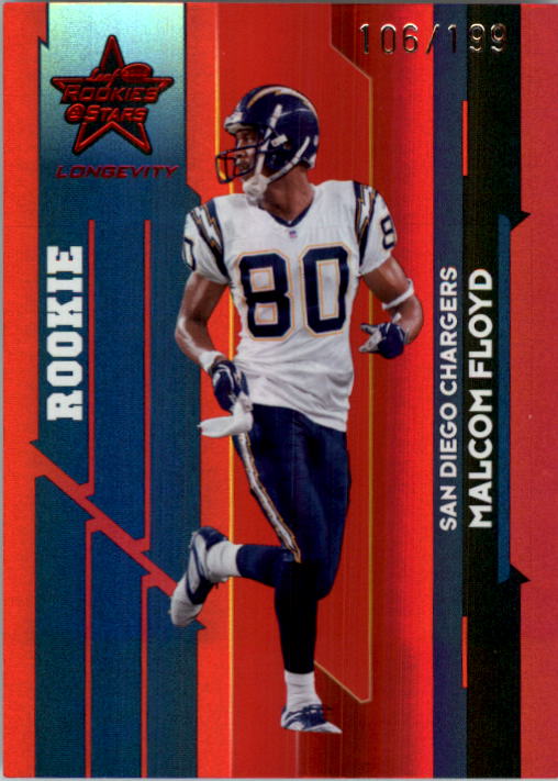 2006 Leaf Rookies and Stars Longevity Target Ruby Parallel #130 Malcom Floyd