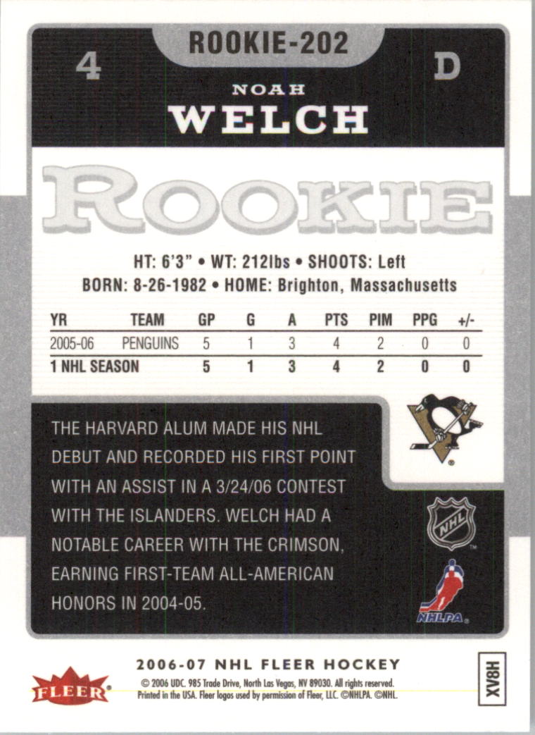 2006-07 Fleer Hockey Card Pick (Base) - Picture 403 of 456