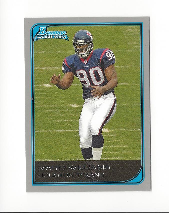 2006 Bowman #118 Mario Williams RC