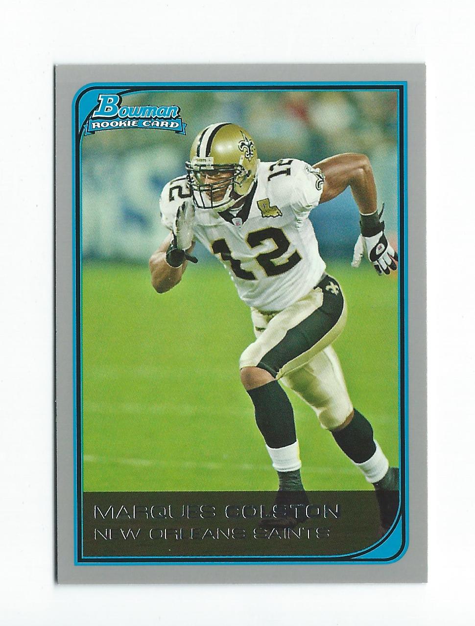 2006 Bowman #232 Marques Colston RC