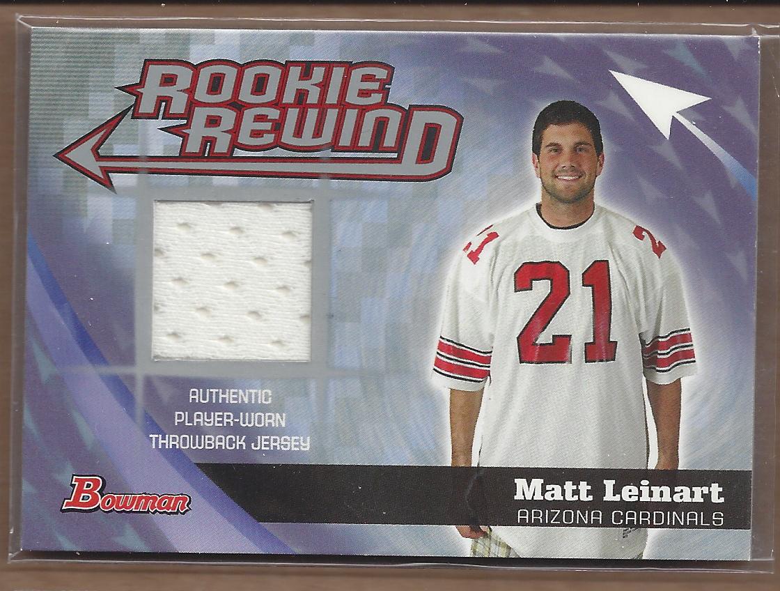 2006 Bowman Rookie Rewind Jerseys #BRRML Matt Leinart B