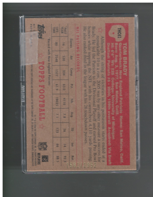 A0751- 2006 Topps Heritage Fb Verschieden Einsatz Karten -du Pick- 15 + Gratis - Bild 300 von 300