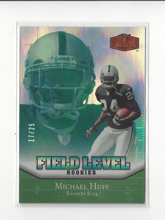 2006 Flair Showcase Emerald #217 Michael Huff