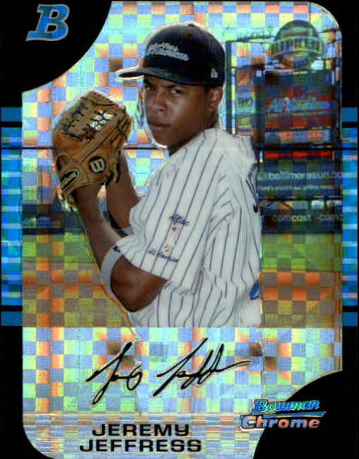 2005 Bowman Chrome Draft AFLAC X-Fractors #AFL4 Jeremy Jeffress