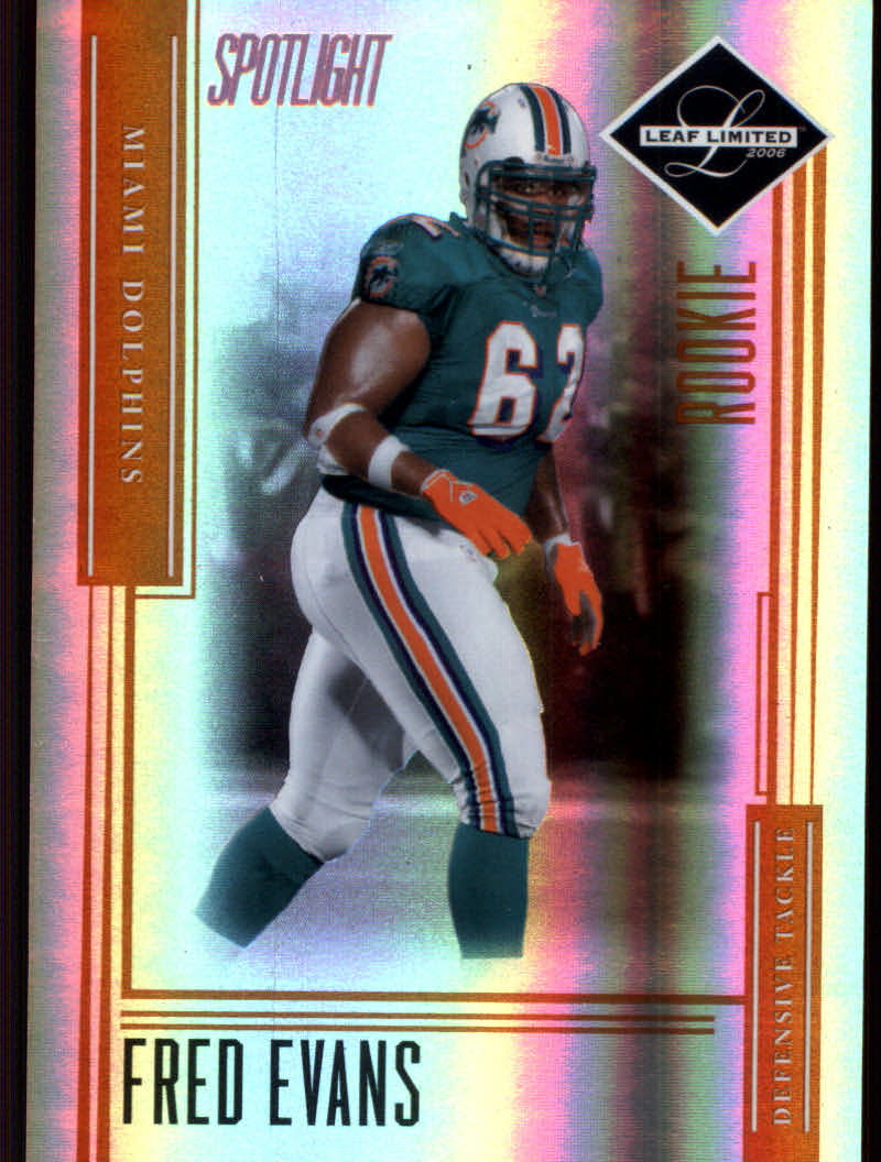 2006 Leaf Limited Football "Spotlight" Parallel Cards - Bild 4 von 7