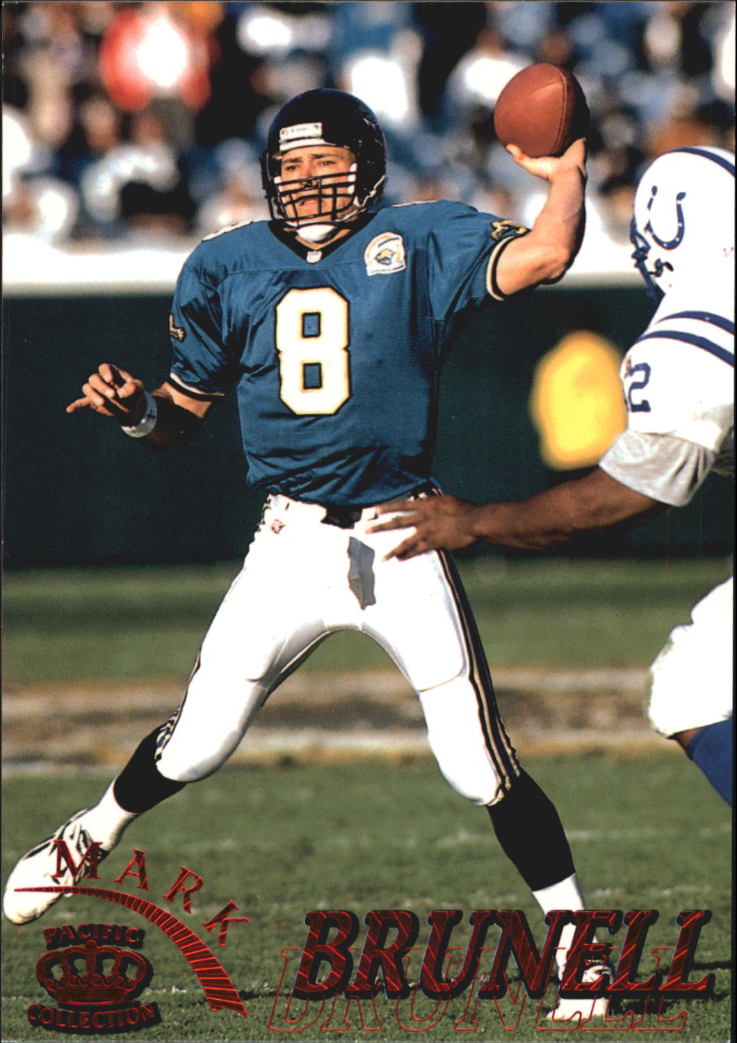 1996 Pacific Gridiron Red #53 Mark Brunell