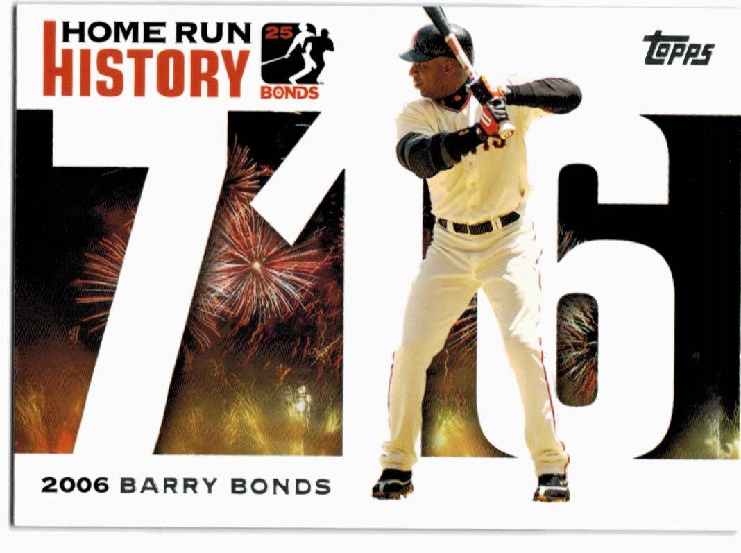 2005 Topps Barry Bonds Home Run History #716 Barry Bonds HR716
