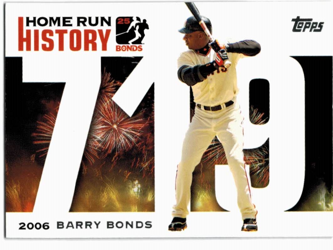 2005 Topps Barry Bonds Home Run History #719 Barry Bonds HR719