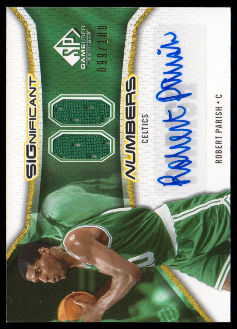2006-07 SP Game Used Significant Numbers #RP Robert Parish/100