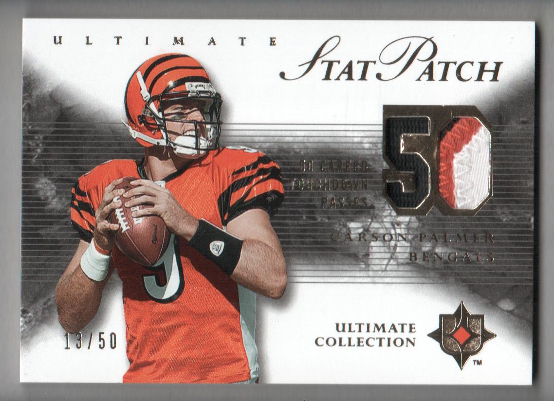 2006 Ultimate Collection Stat Patches #CP Carson Palmer