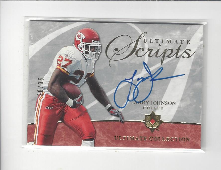 2006 Ultimate Collection Ultimate Scripts #USCLJ Larry Johnson
