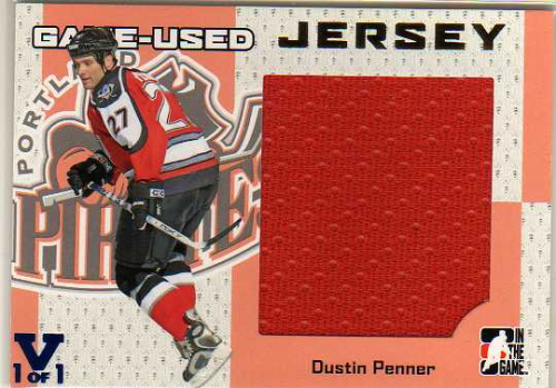 2006-07 ITG Heroes and Prospects Jerseys #GUJ25 Dustin Penner