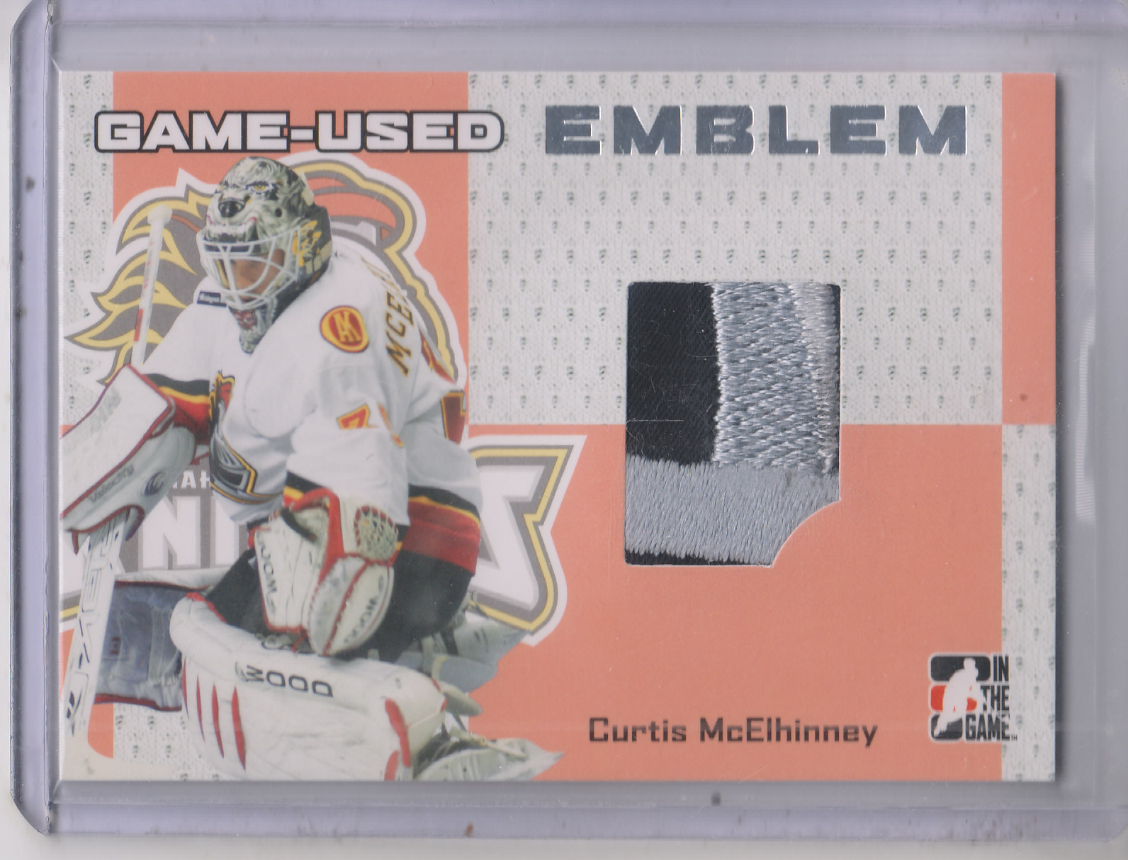 2006-07 ITG Heroes and Prospects Emblems #GUE07 Curtis McElhinney