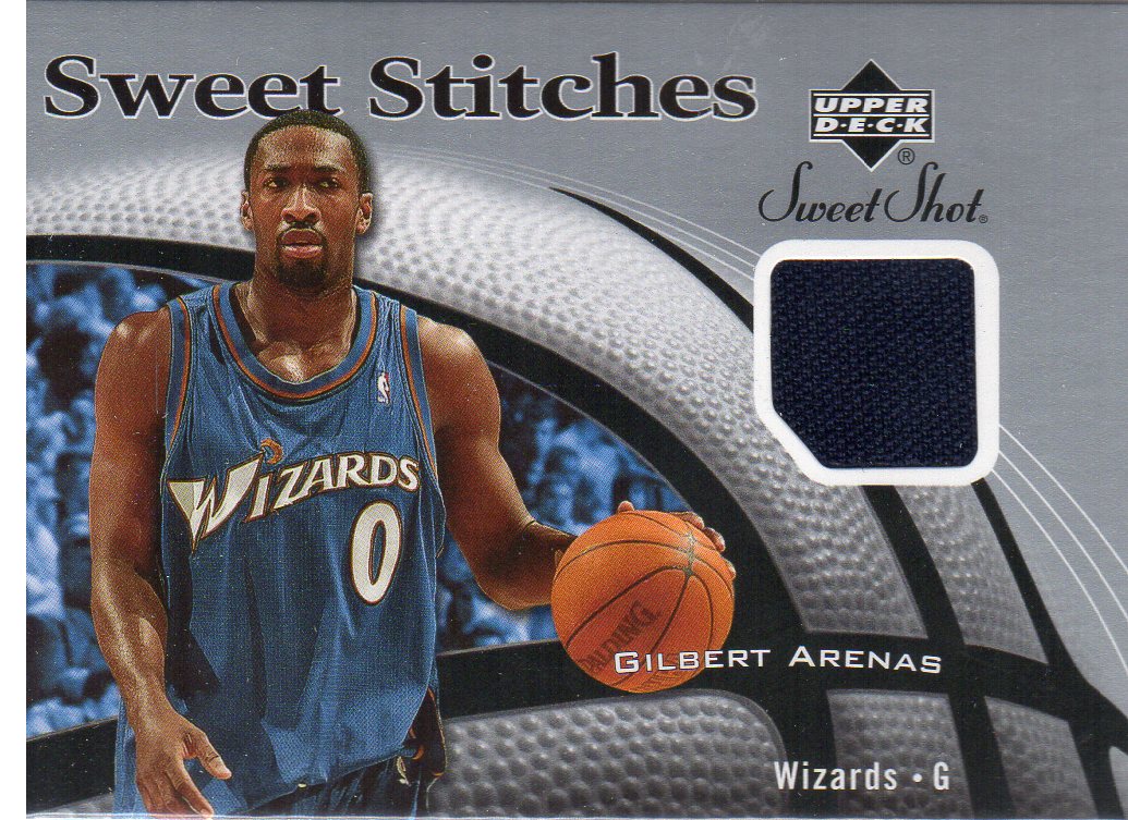 2006-07 Sweet Shot Stitches #GA Gilbert Arenas