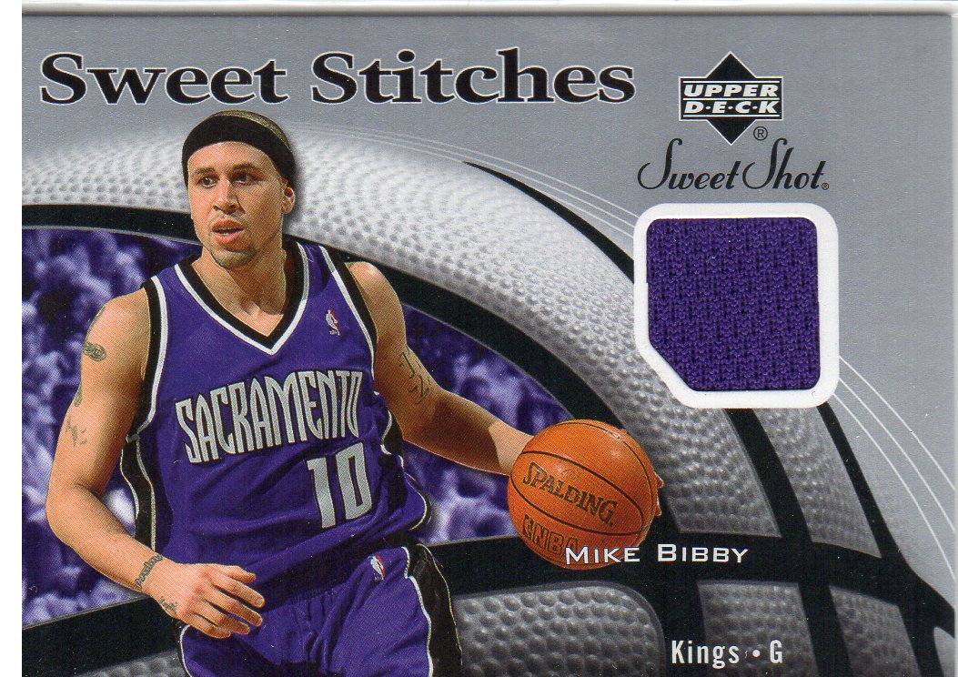 2006-07 Sweet Shot Stitches #MB Mike Bibby