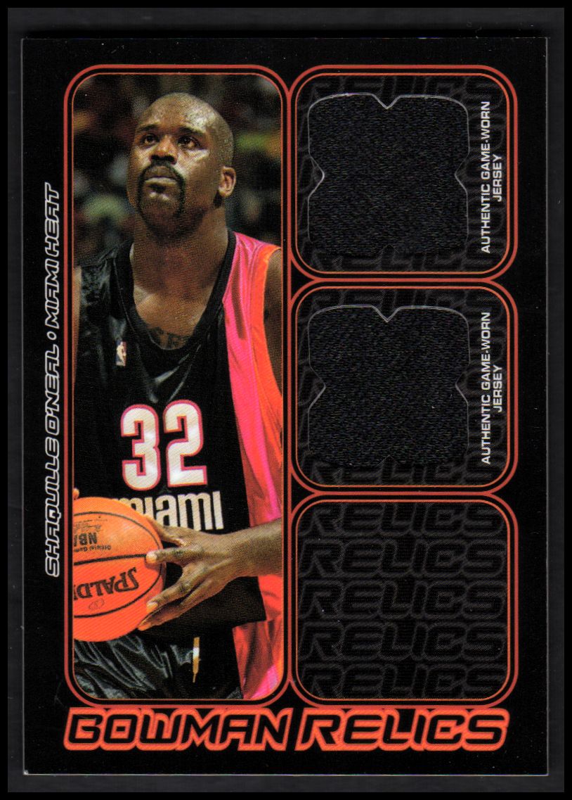 2006-07 Bowman Relics Dual #DO Shaquille O'Neal