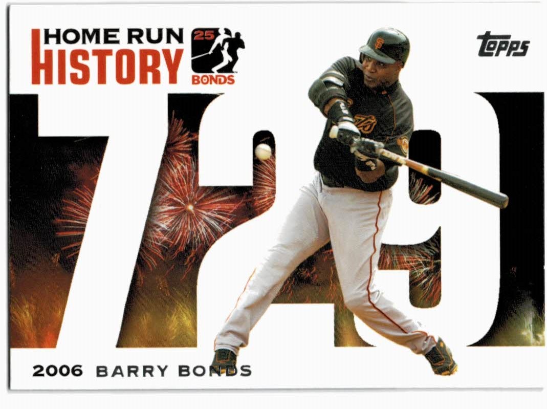 2005 Topps Barry Bonds Home Run History #729 Barry Bonds HR729