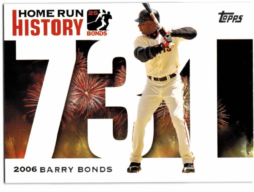 2005 Topps Barry Bonds Home Run History #731 Barry Bonds HR731