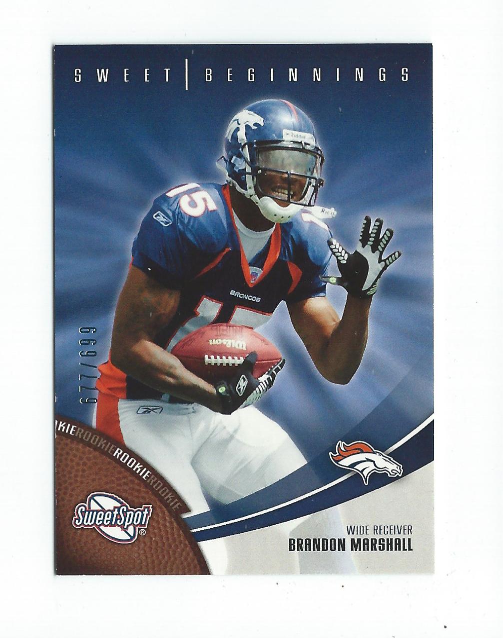2006 Sweet Spot #112 Brandon Marshall RC