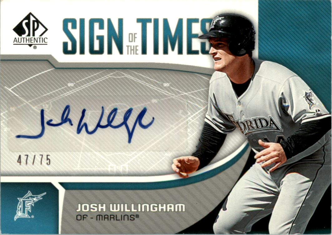 2006 SP Authentic Sign of the Times #JW Josh Willingham/75