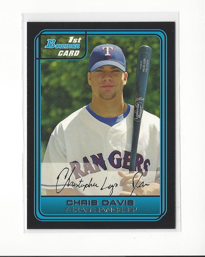2006 Bowman Draft Draft Picks #29 Chris Davis