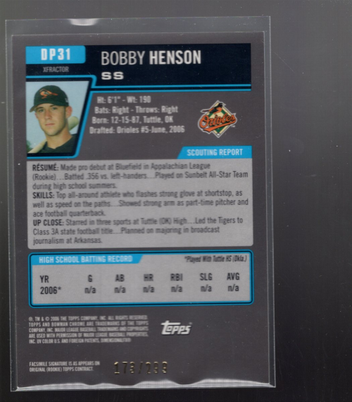 A0678- 2006 Bowman Chrome Draft BB Card #s 1-55+ -You Pick- 15+ FREE US SHIP - Picture 196 of 286