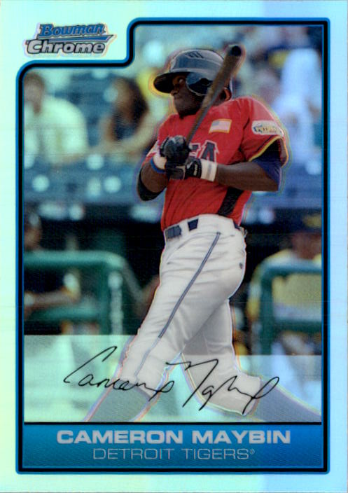 2006 Bowman Chrome Draft Future's Game Prospects Refractors #16 Cameron Maybin