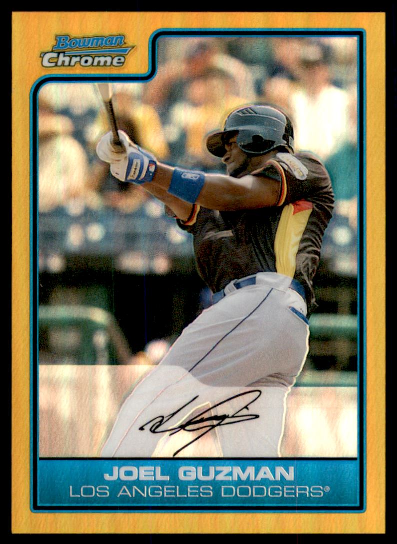 2006 Bowman Chrome Draft Future's Game Prospects Gold Refractors #2 Joel Guzman