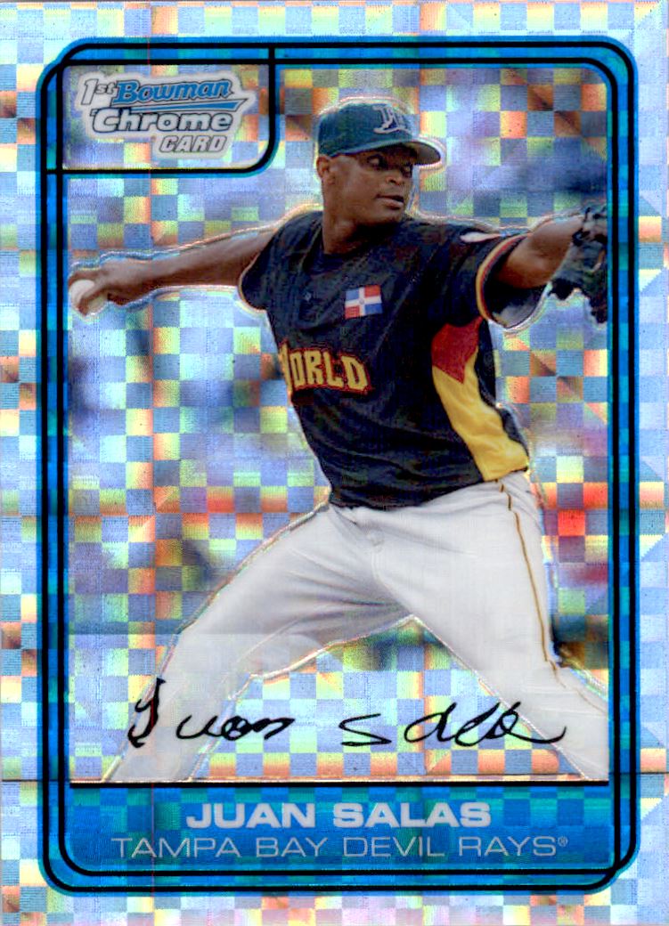 2006 Bowman Chrome Draft Future's Game Prospects X-Fractors #11 Juan Salas