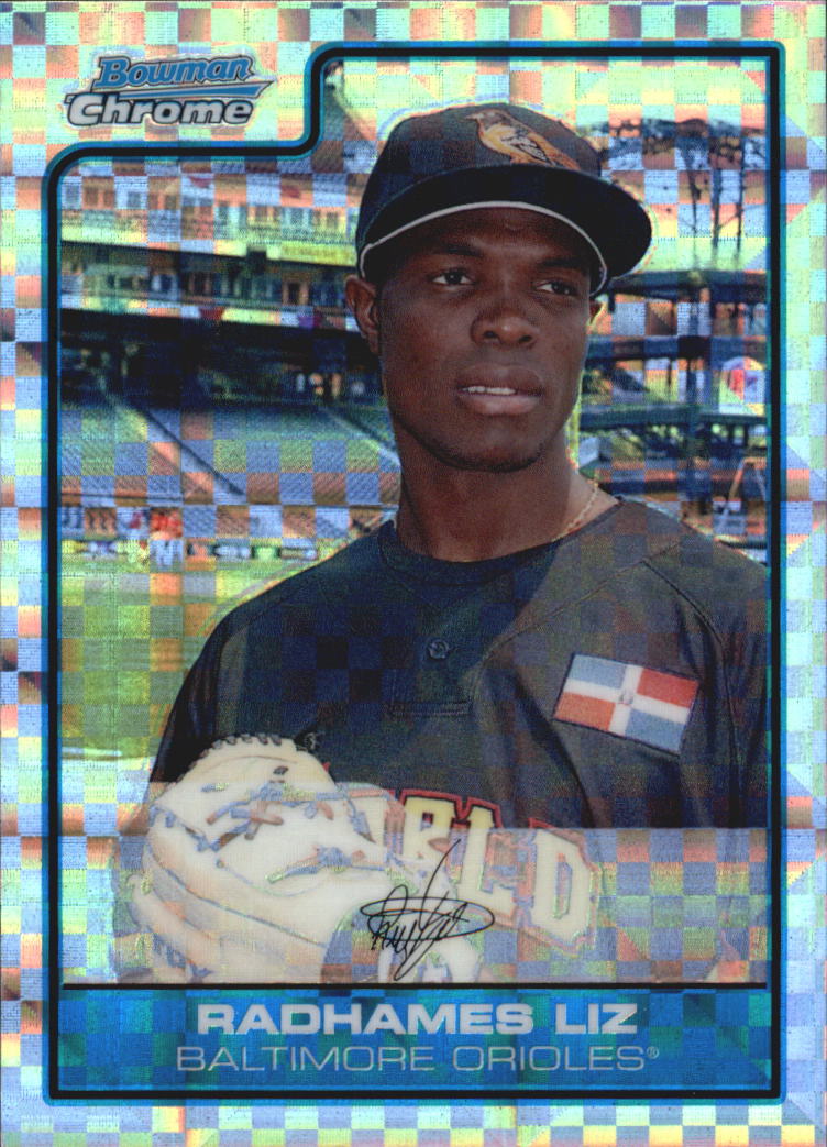 2006 Bowman Chrome Draft Future's Game Prospects X-Fractors #14 Radhames Liz