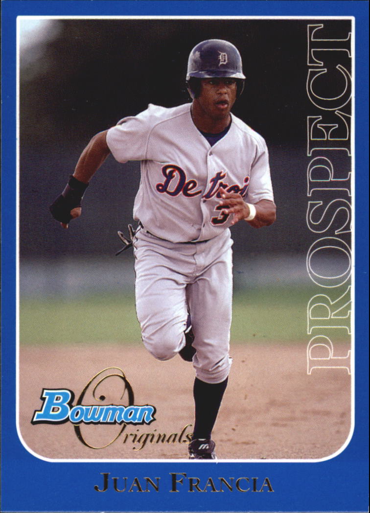 2006 Bowman Originals Prospects Blue #14 Juan Francia