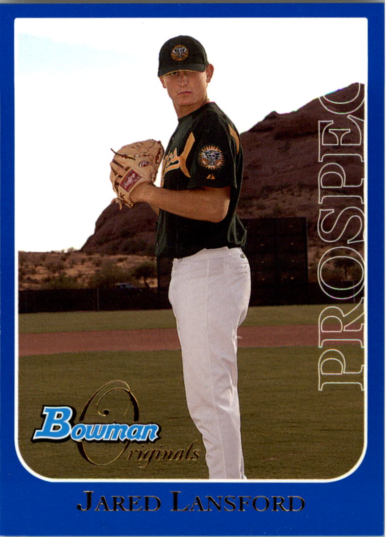 2006 Bowman Originals Prospects Blue #23 Jared Lansford