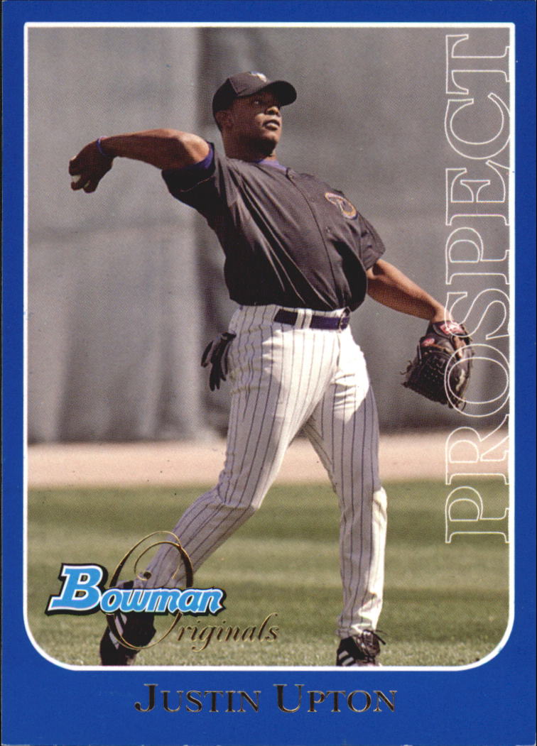 2006 Bowman Originals Prospects Blue #25 Justin Upton