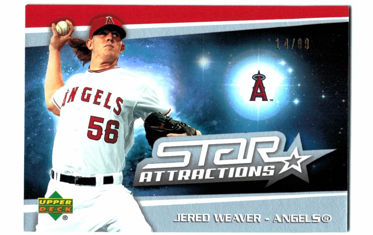 2006 Upper Deck Star Attractions Silver #JW Jered Weaver UPD