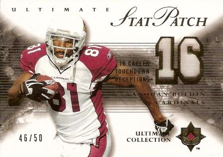 2006 Ultimate Collection Stat Patches #AB Anquan Boldin