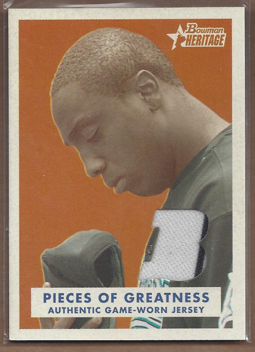 2006 Bowman Heritage Pieces of Greatness #DW Dontrelle Willis Jsy D