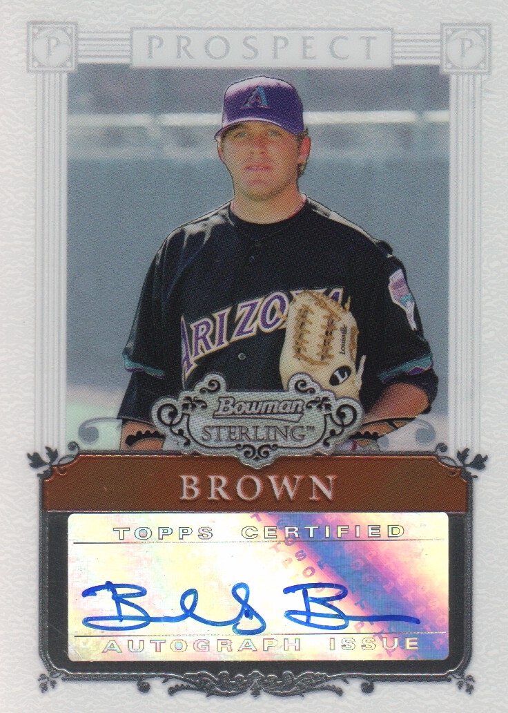 2006 Bowman Sterling Prospects #BB Brooks Brown AU A
