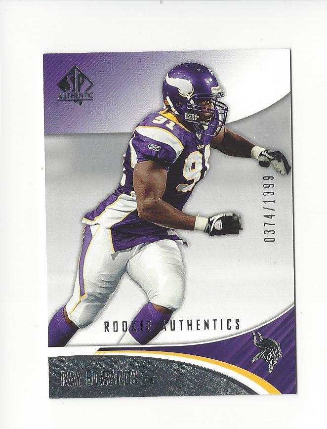 2006 SP Authentic #174 Ray Edwards RC