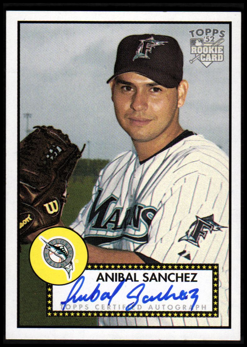 2006 Topps '52 Signatures #AS Anibal Sanchez H