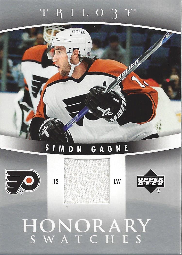 2006-07 Upper Deck Trilogy Honorary Swatches #HSSG Simon Gagne