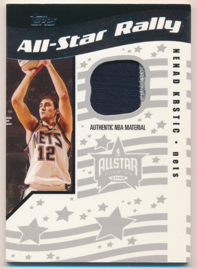 2006-07 Topps Big Game All-Star Rally Relics Patches #NK Nenad Krstic