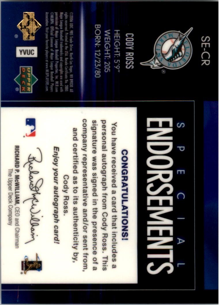 Upper Deck Special 2006 F/X endosos especiales automático tú eliges - Imagen 21 de 73