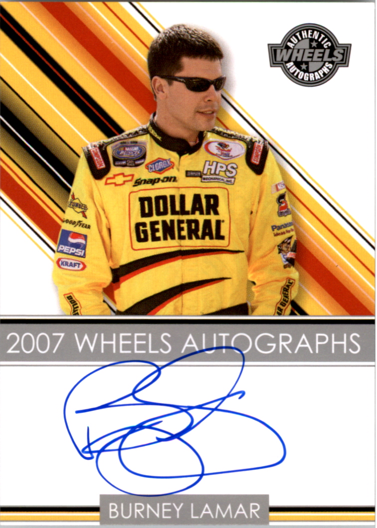 2007 Wheels Autographs #23 Burney Lamar NBS HG